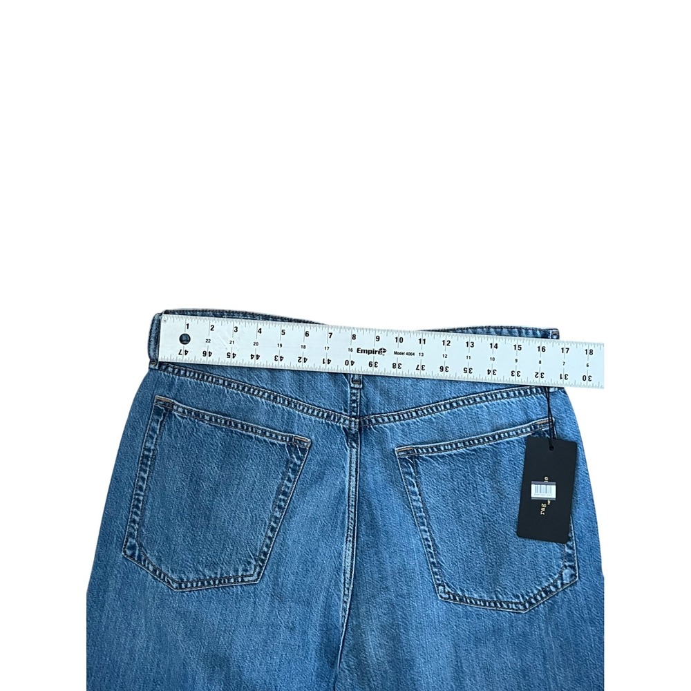 Rag Bone Lori Mid Rise Crop ‎ Wide Leg Jeans Medium Wash Denim Size 30 - Picture 8 of 9
